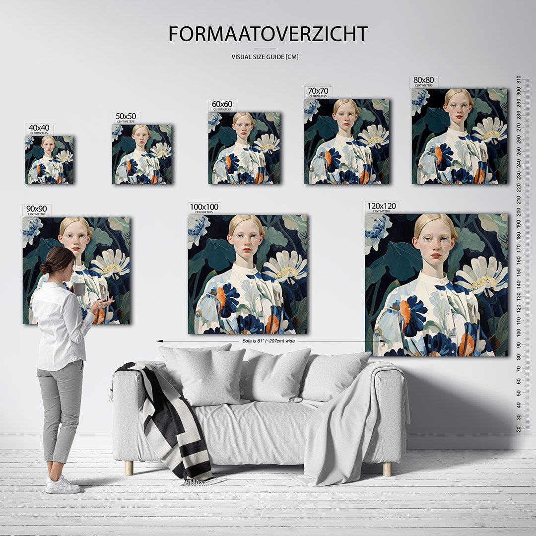 Portretstudie Kunstwerk