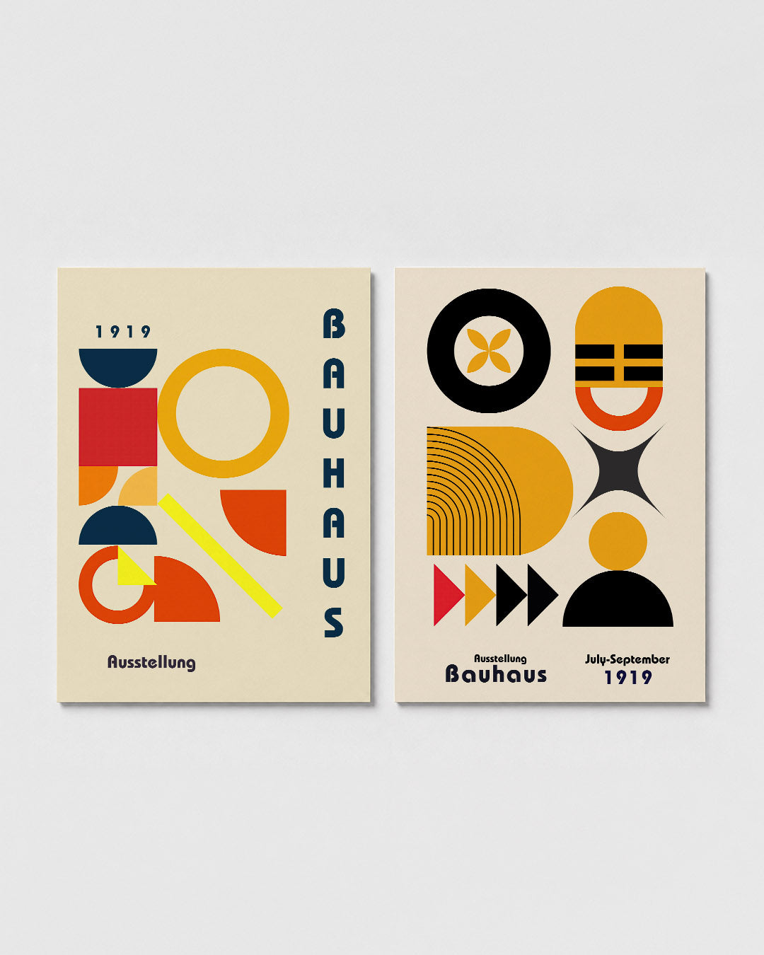 Vormen en kleurvlakken Posterset