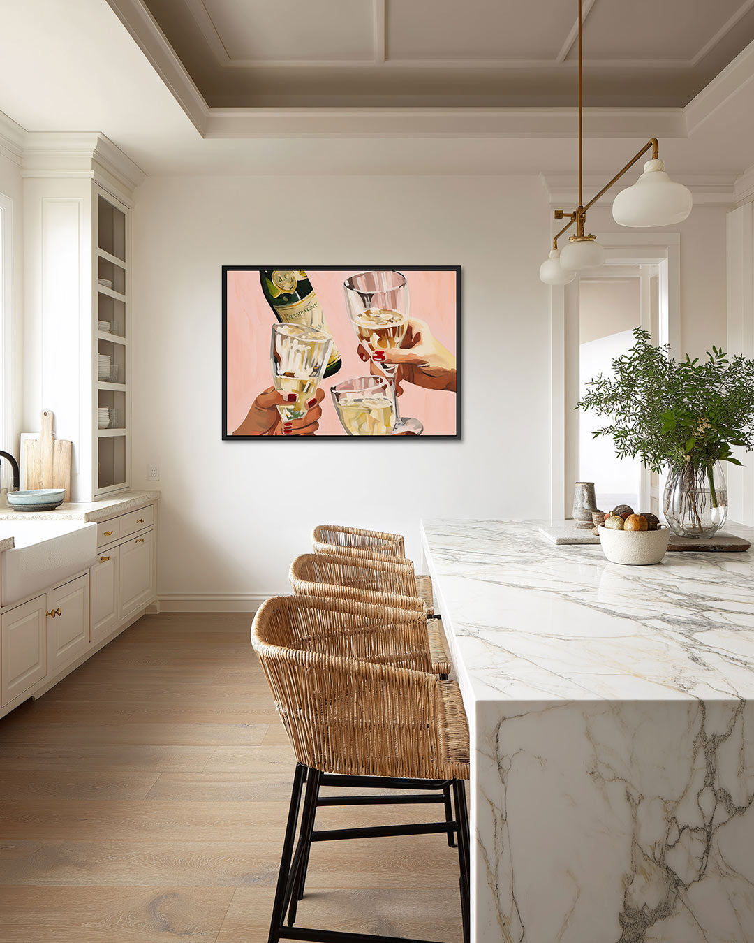 Feestelijke toast Kunstwerk