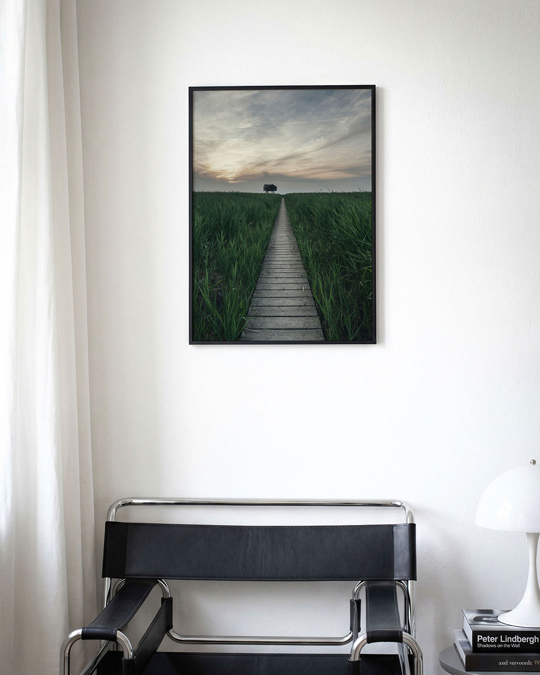 Rustige landschapspad Poster