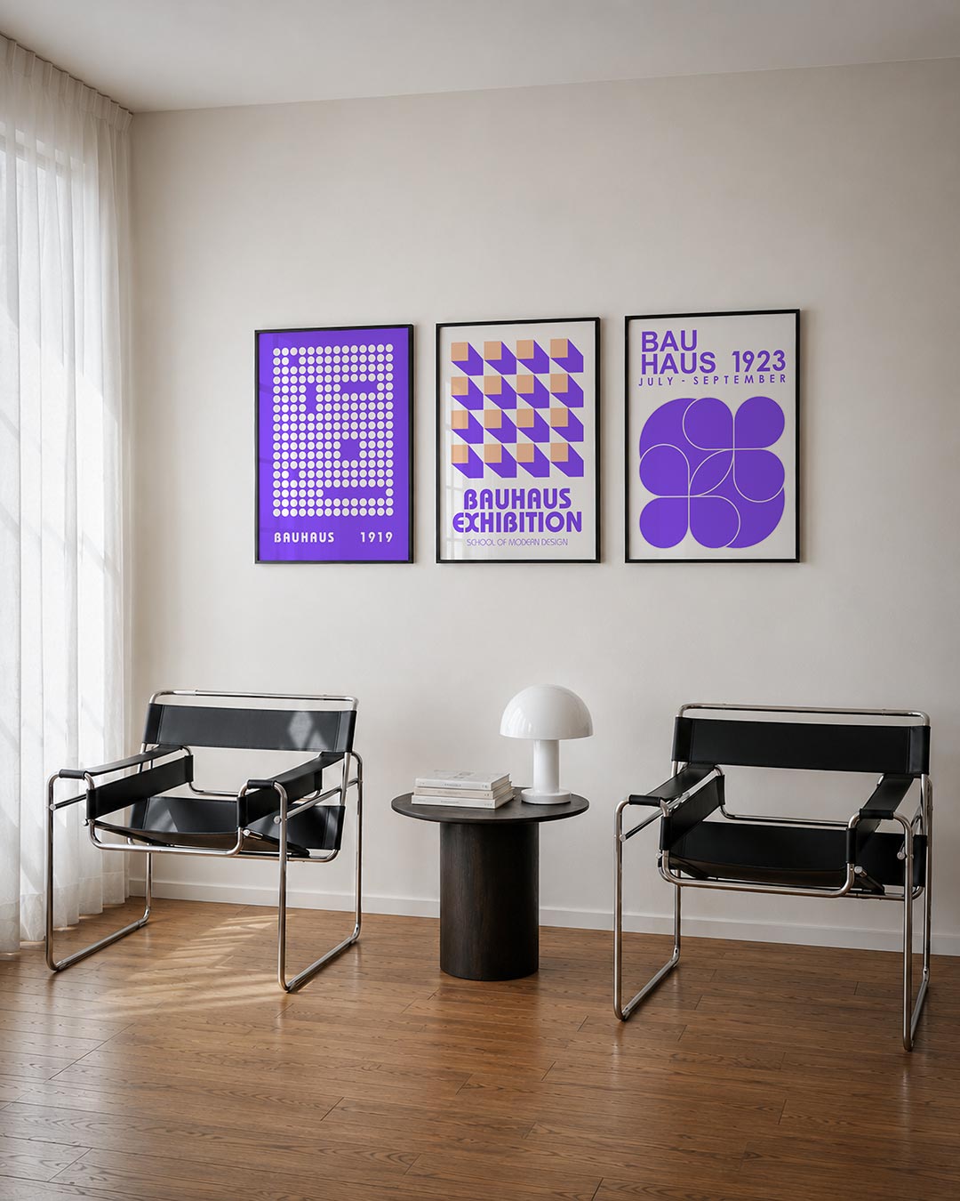 Cirkelpatroon ritme Posterset