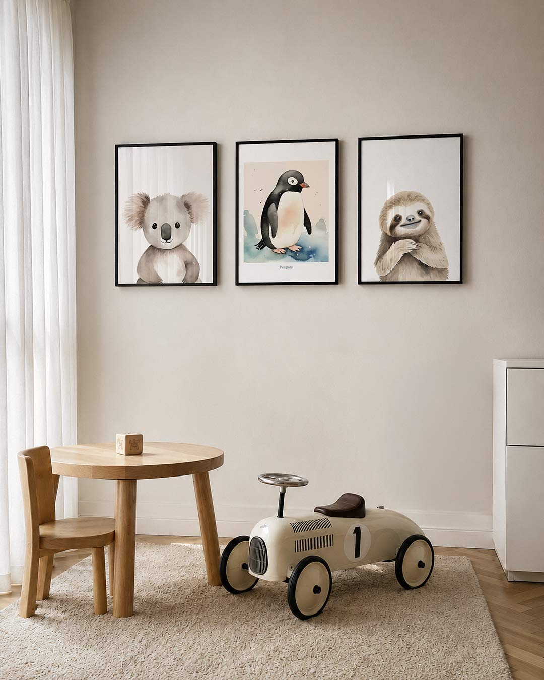 Zachte vormen Posterset