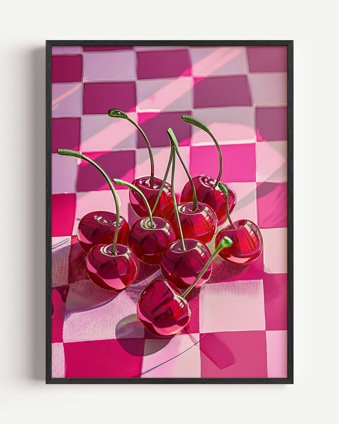 Sensationele Kersen Pop Art Poster-WallArtistic
