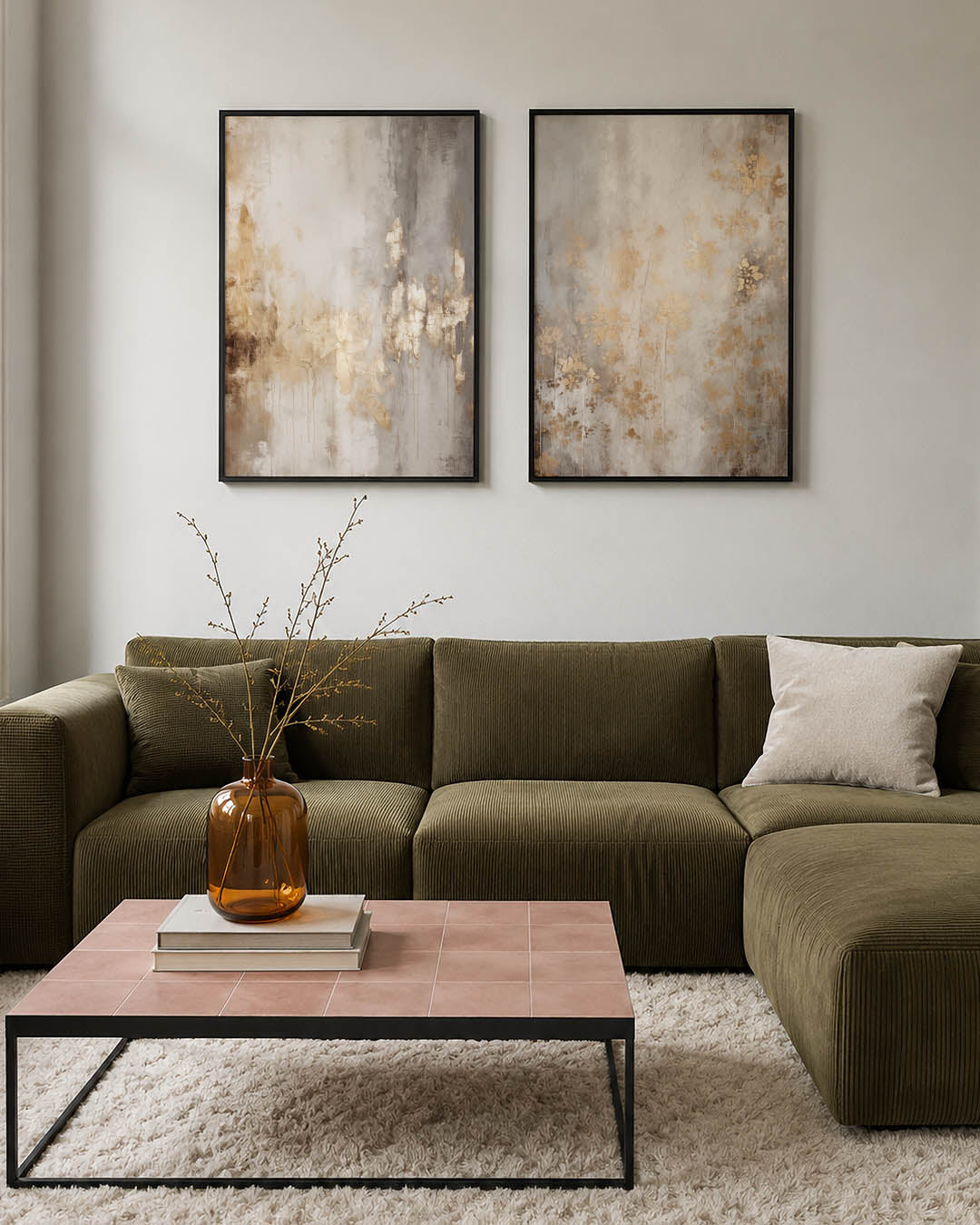 Gouden vervaging Posterset