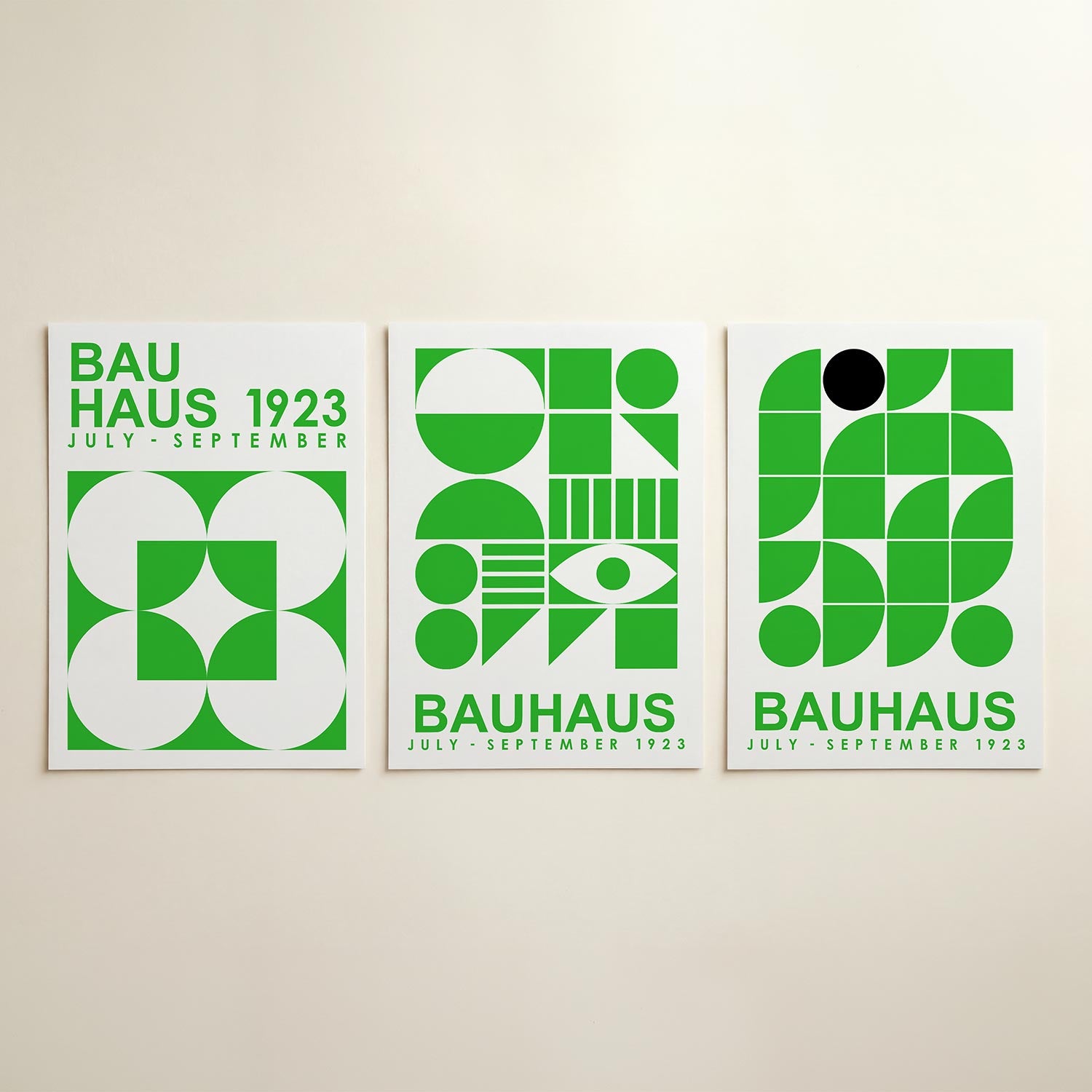Vormen en kleur Posterset