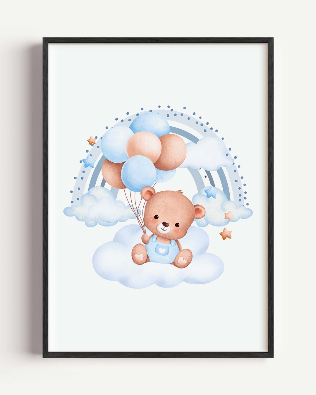 Dromerige Teddybeer Poster-WallArtistic
