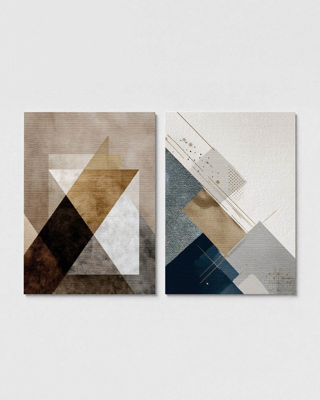 Vorm en kleurvlakken Posterset