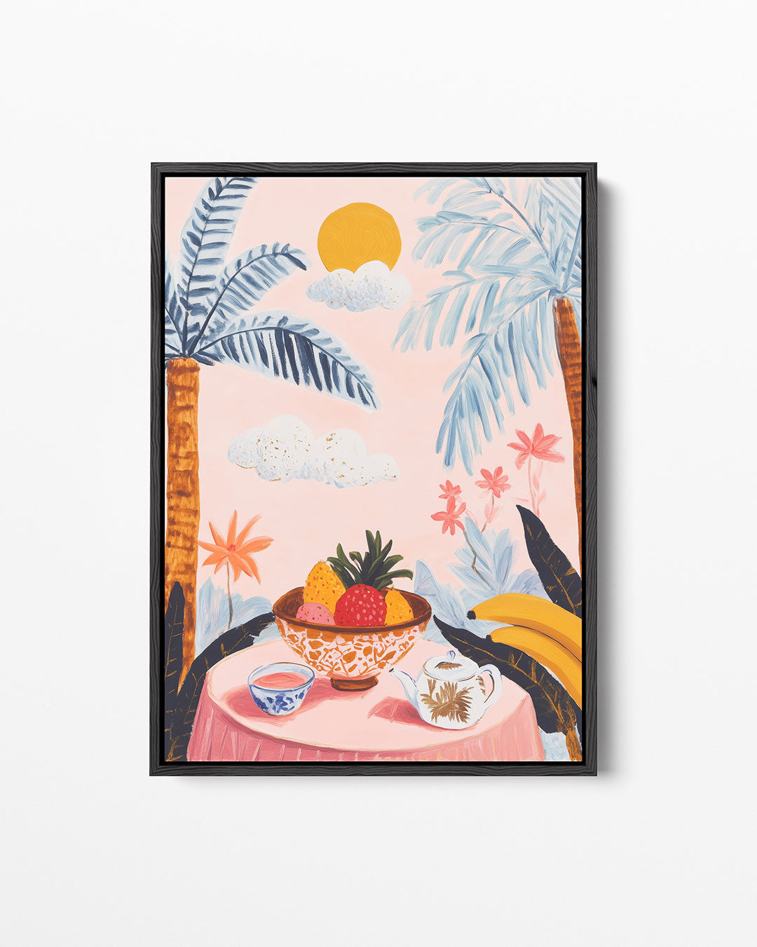 Tropisch tafereel Kunstwerk