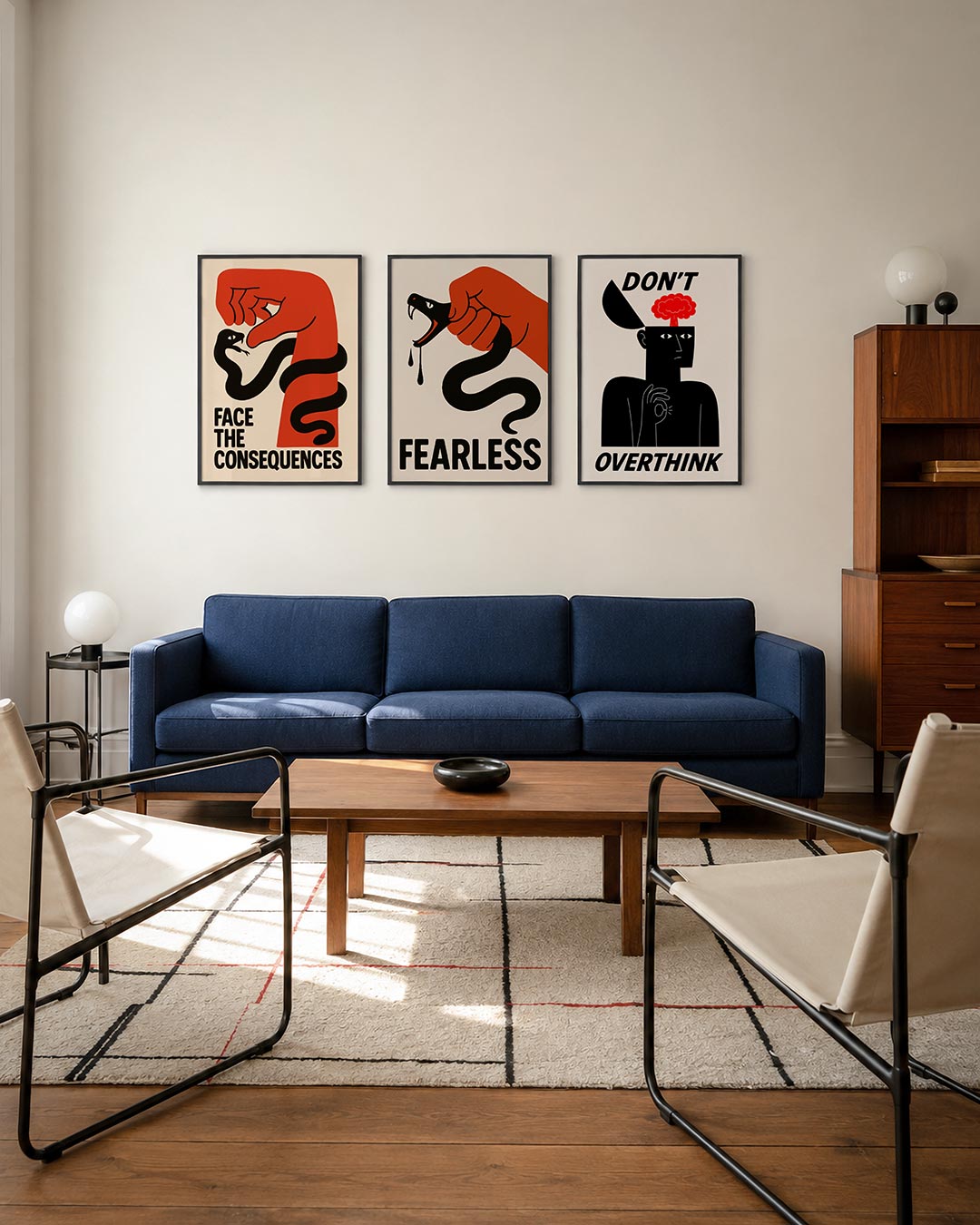 Krachtige confrontatie Posterset