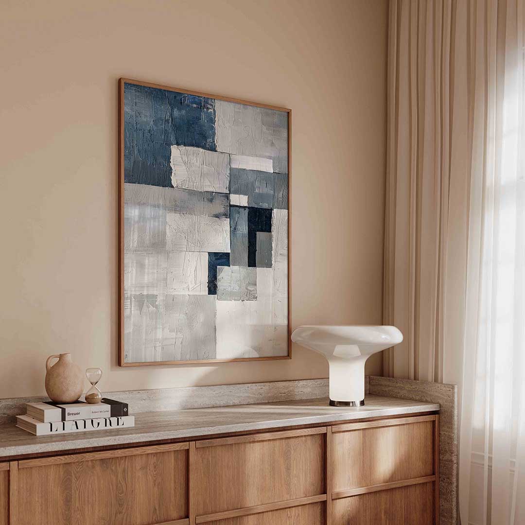 Abstracte rechthoeken Poster