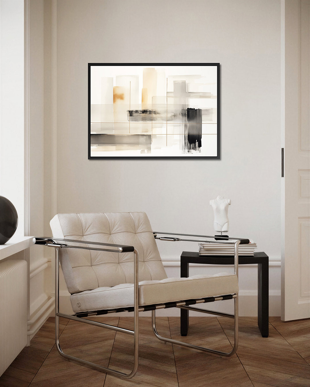 Geometrische lijnen Kunstwerk