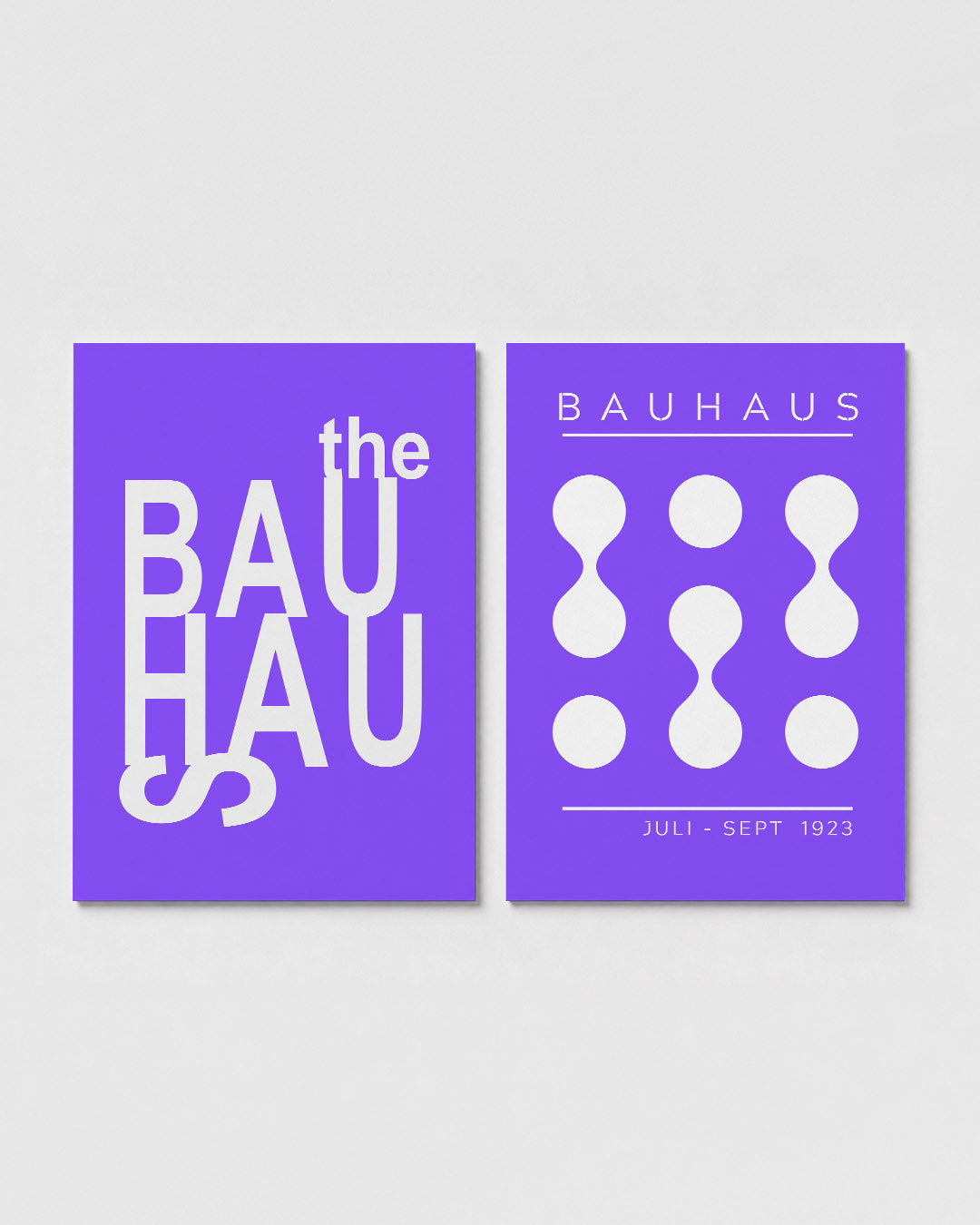 Typografisch spel Posterset