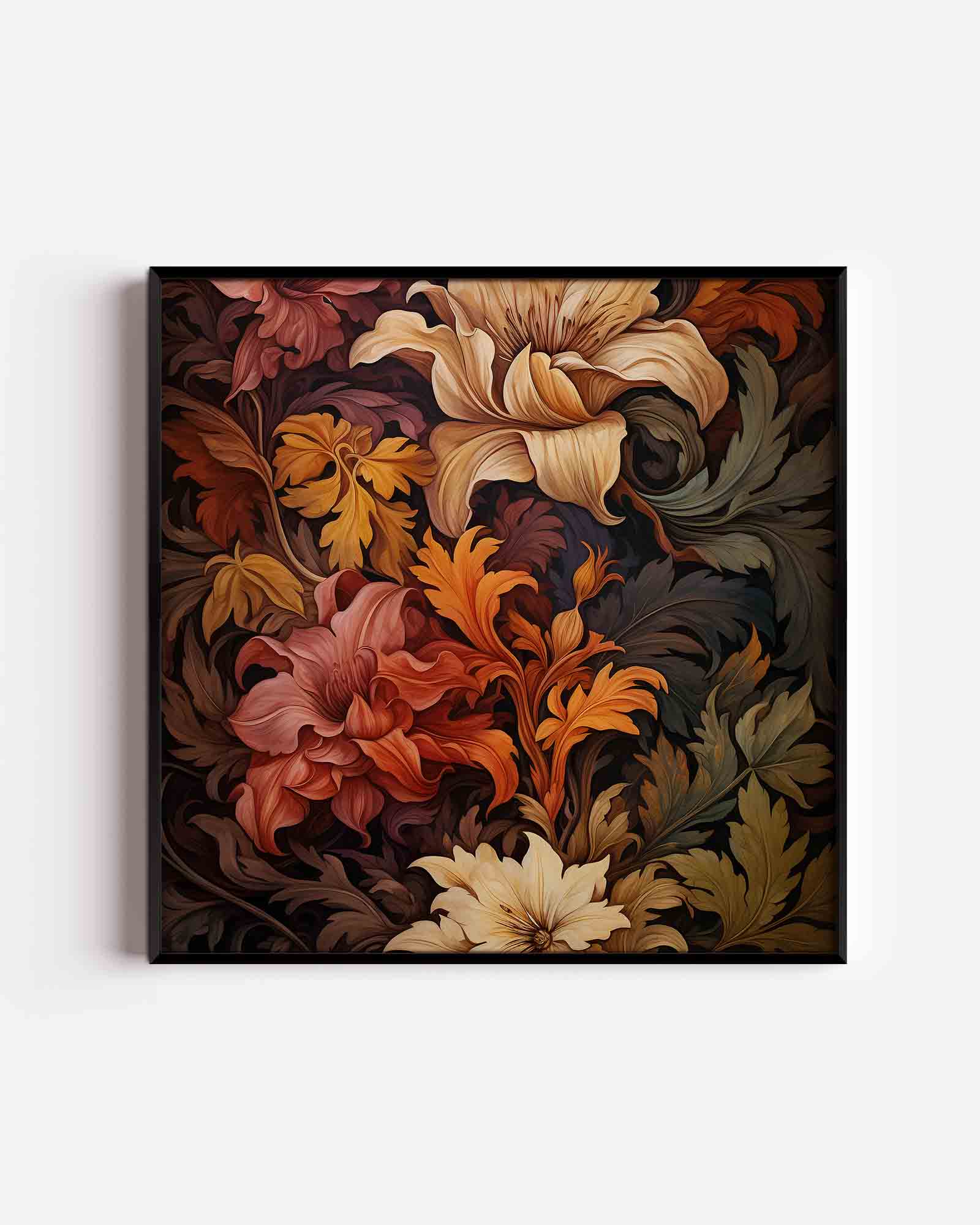 Bloemen en bladeren Poster