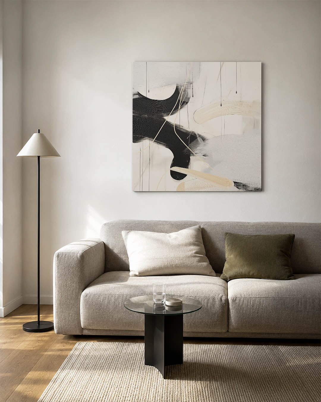 Dynamische lijnen Kunstwerk