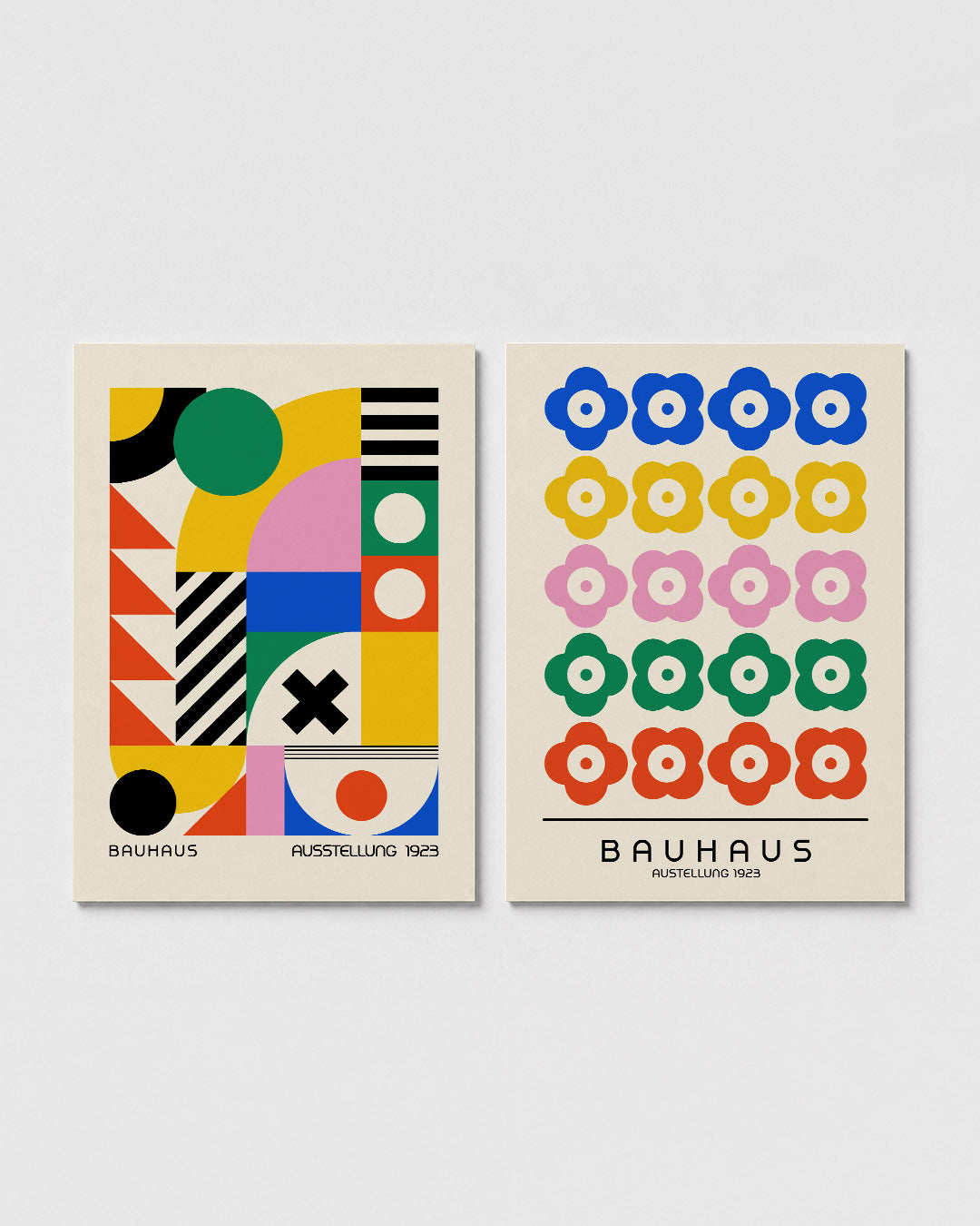 Vormen en kleurvlakken Posterset