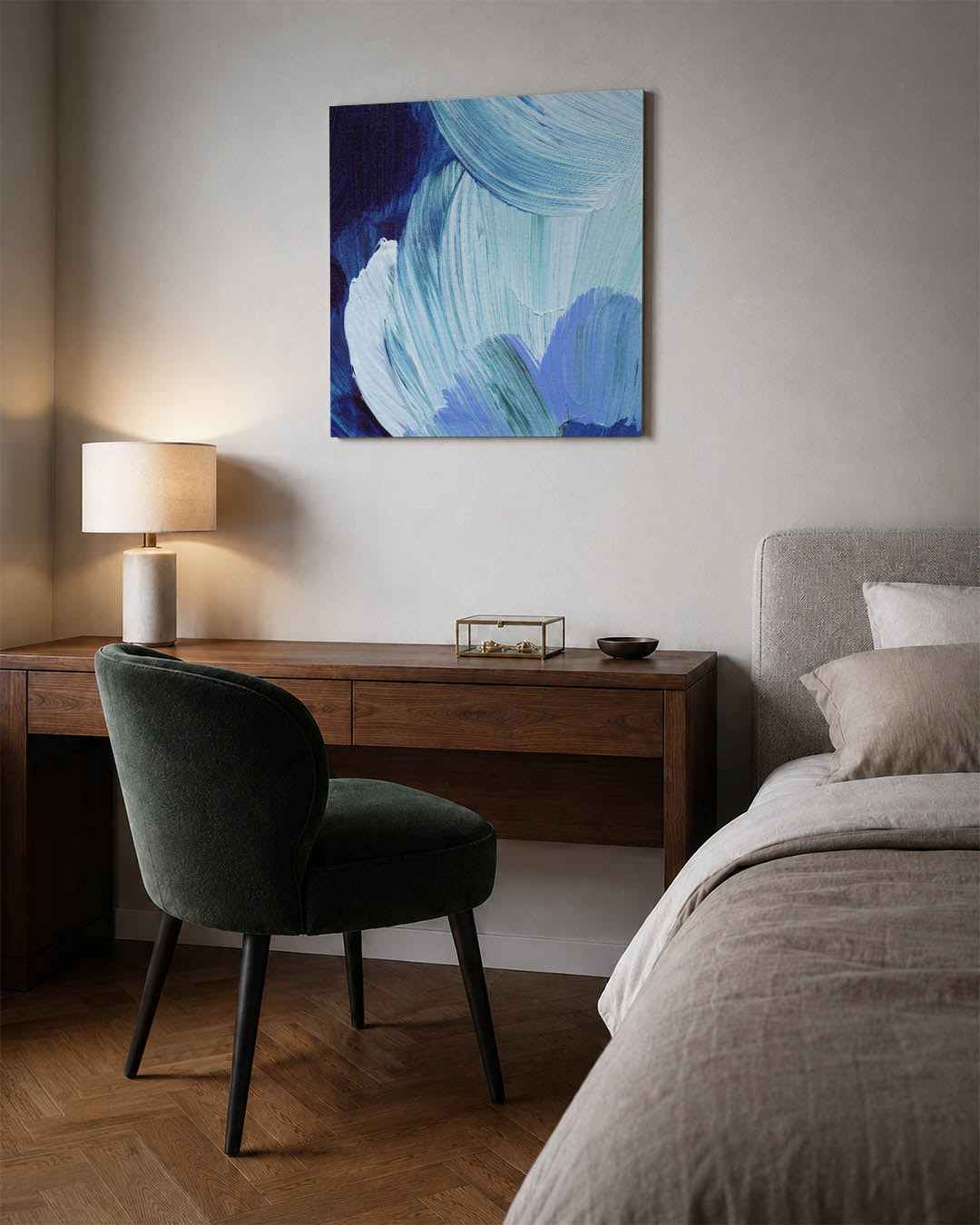 Dynamische kleurvlakken Kunstwerk