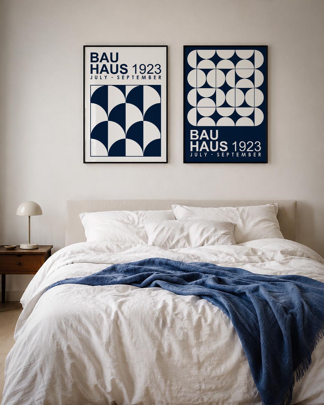 Halve cirkelpatronen Posterset
