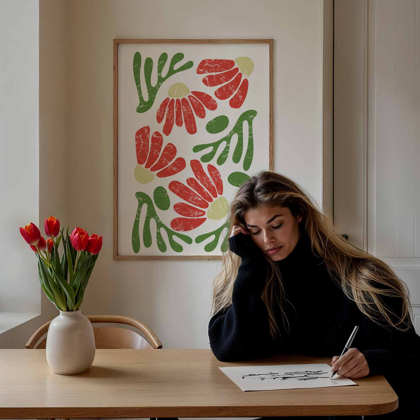 Bloemenpracht Poster-WallArtistic