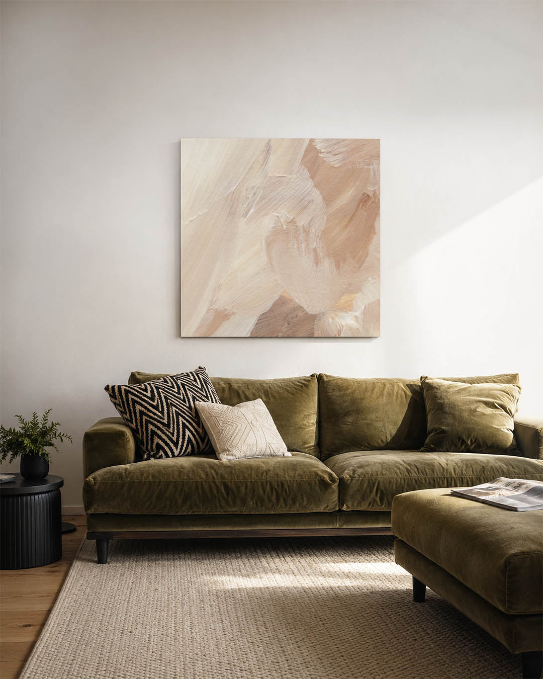 Penseelstreken Kunstwerk