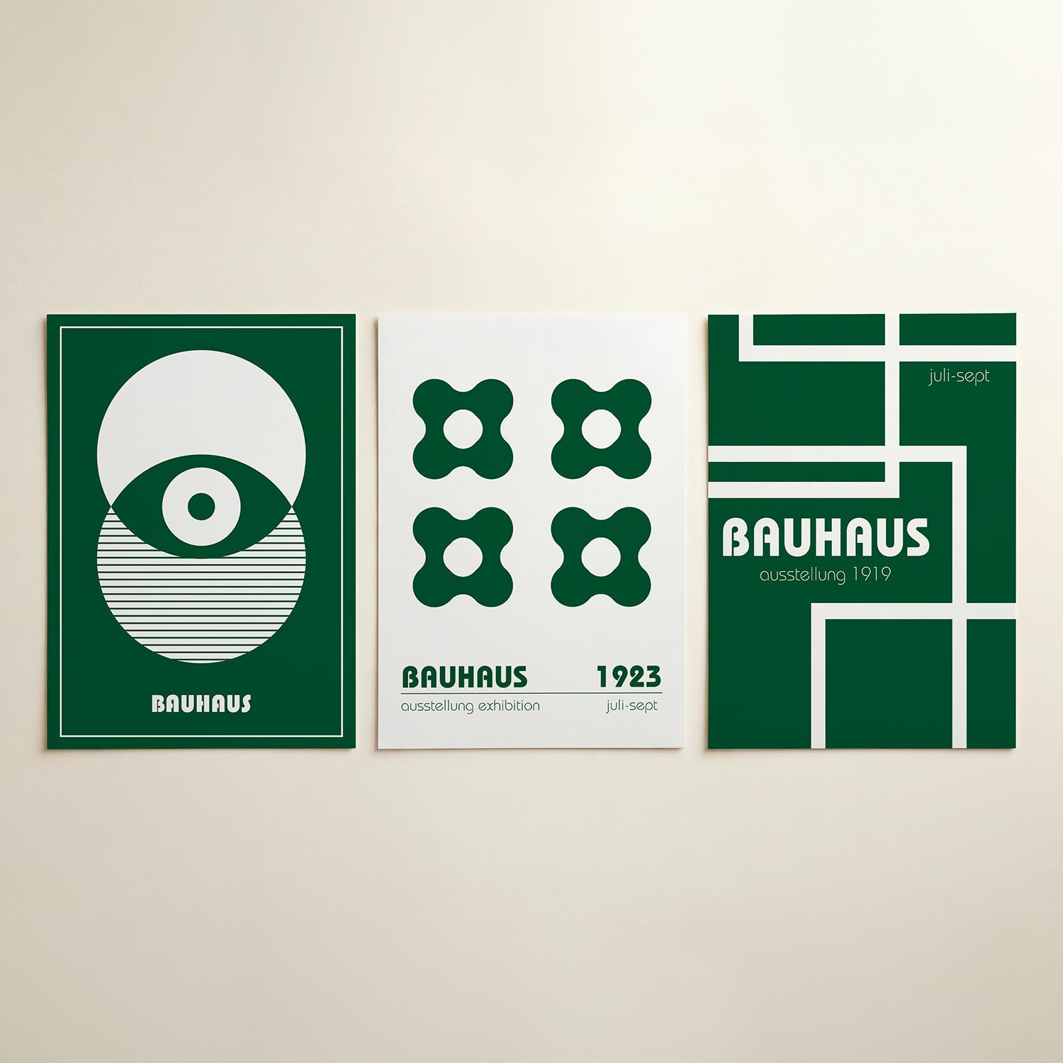Cirkel en strepen Posterset