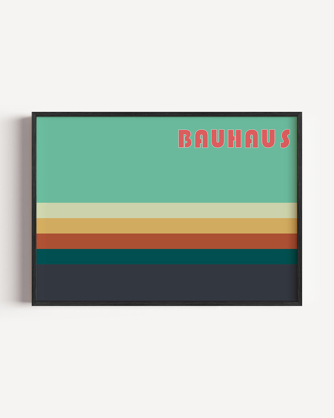 Horizontale kleurvlakken Poster