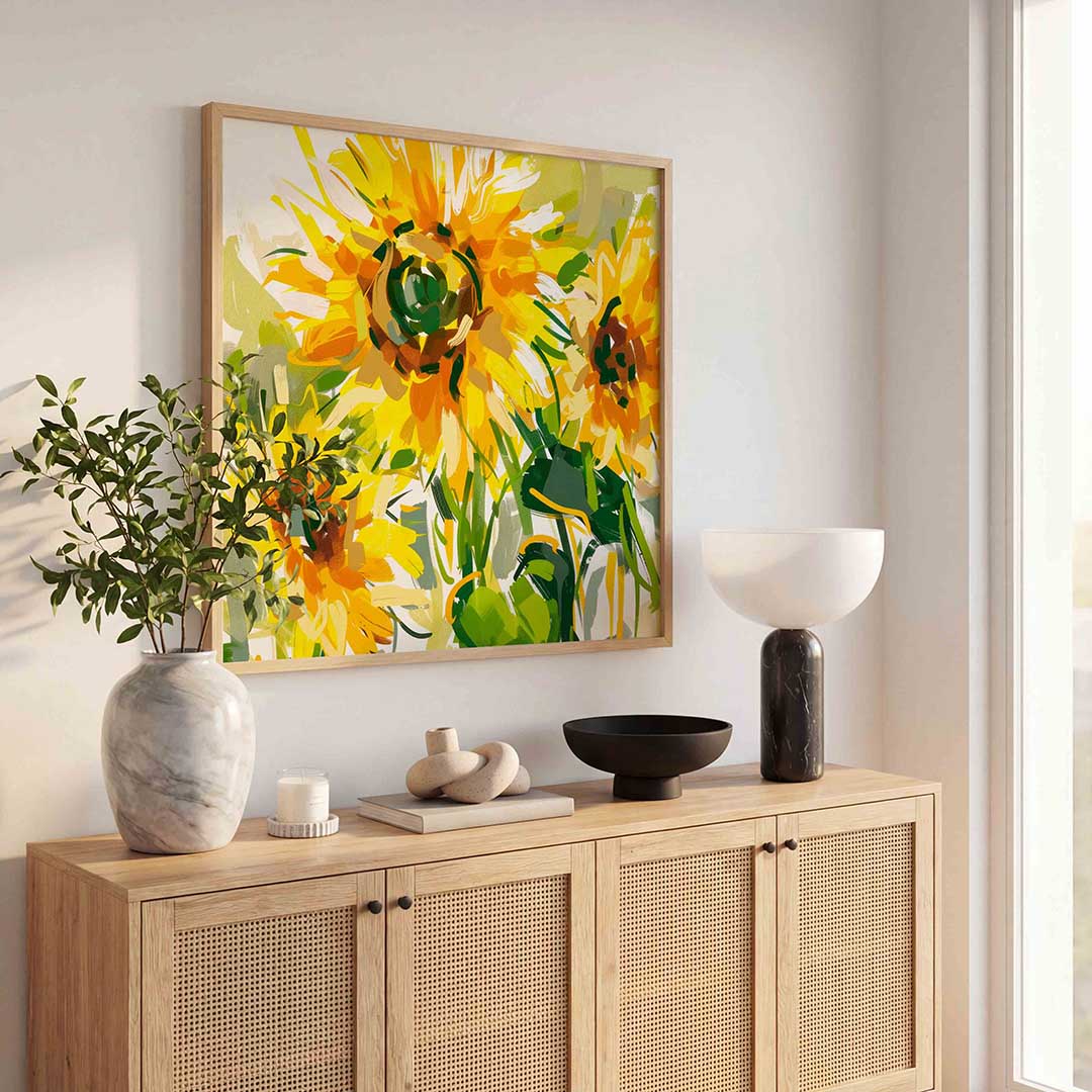 Zonnebloemen Poster