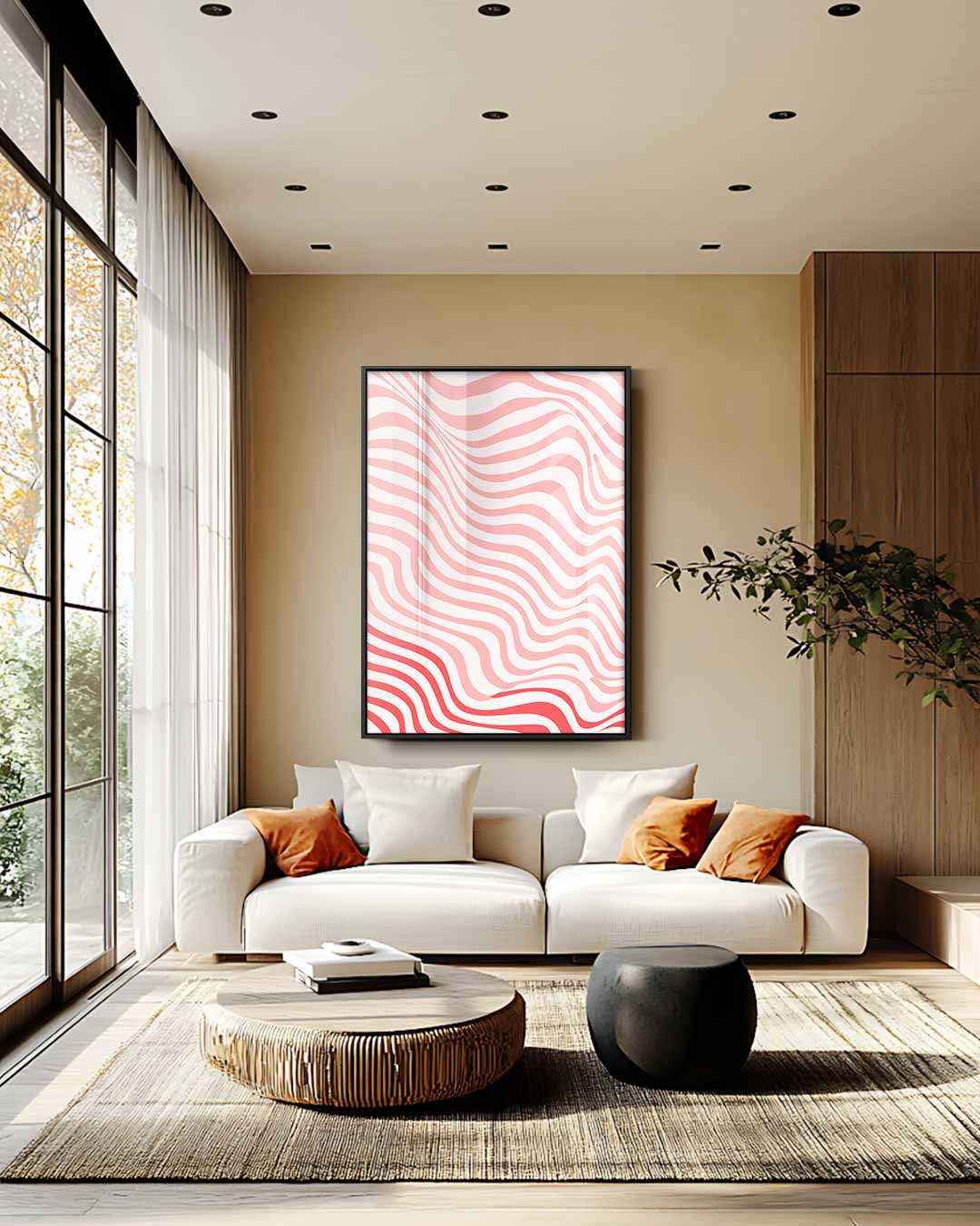 Zwoele Golven Kunstwerk-canvas-dibond-plexiglas-wanddecoratie-WallArtistic