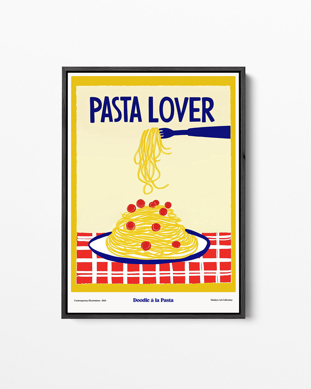 Pasta illustratie Kunstwerk