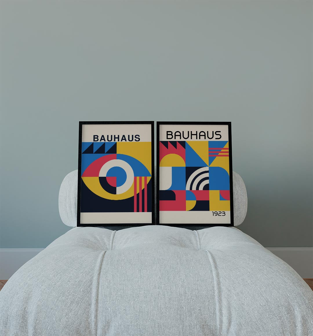Kleurrijke vormen Posterset