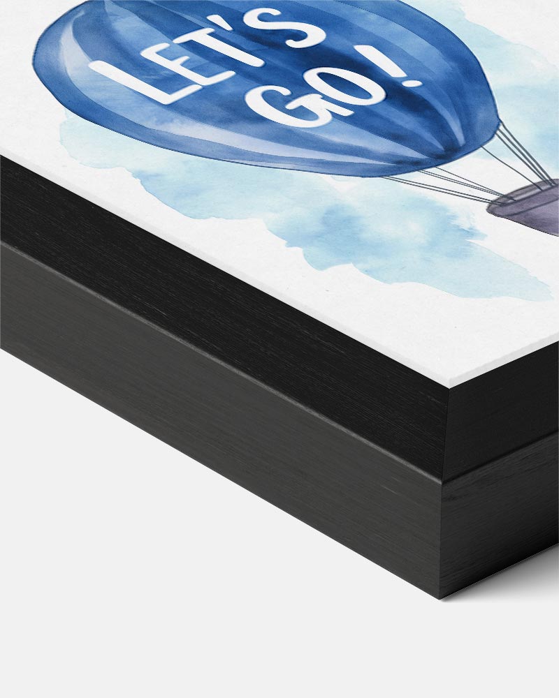 Inspirerende Luchtballon Poster-WallArtistic