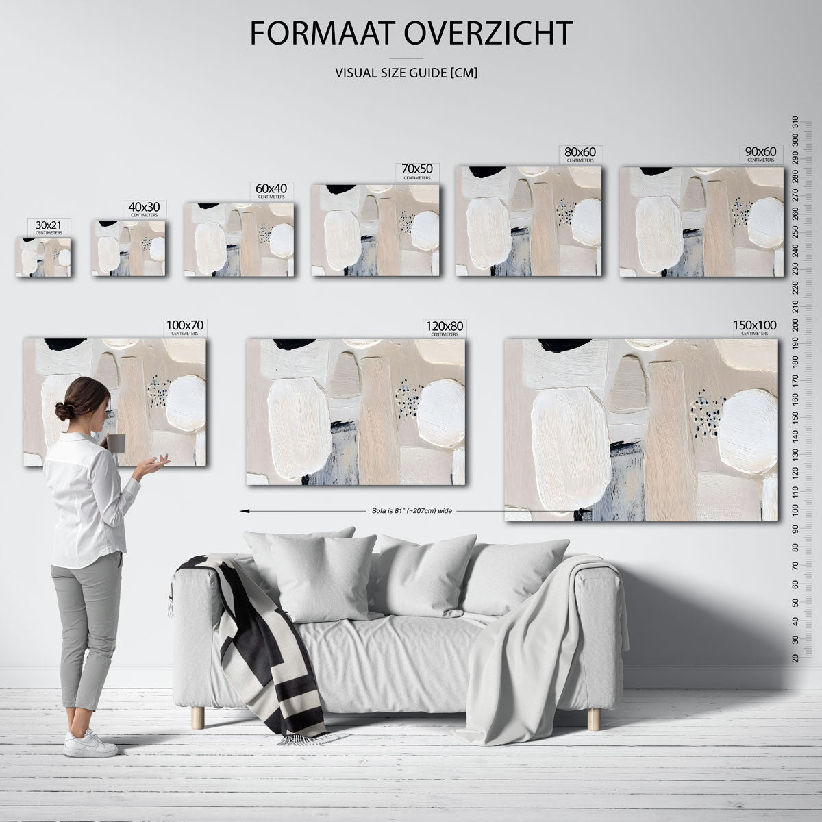 Abstracte vormen Poster