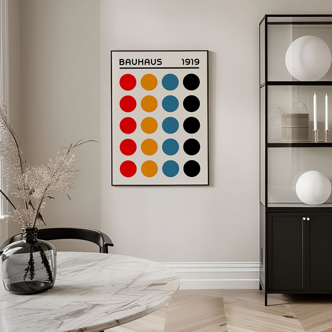 Cirkelritme en kleur Poster