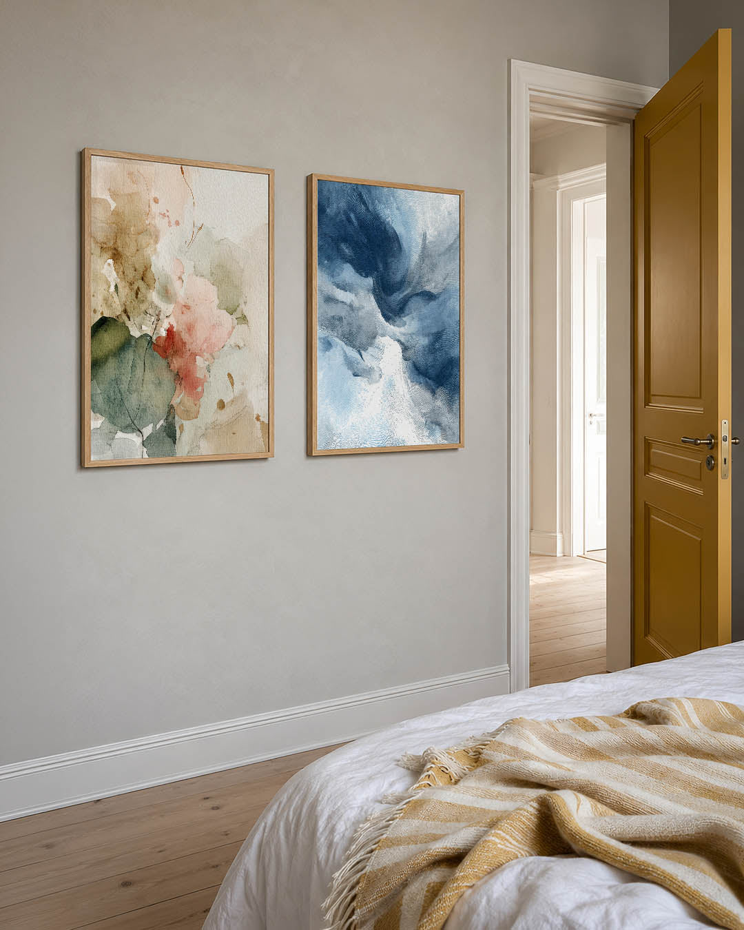 Vloeiende kleuren Posterset
