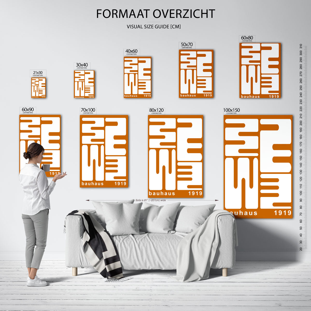 Vorm en lijnen Poster