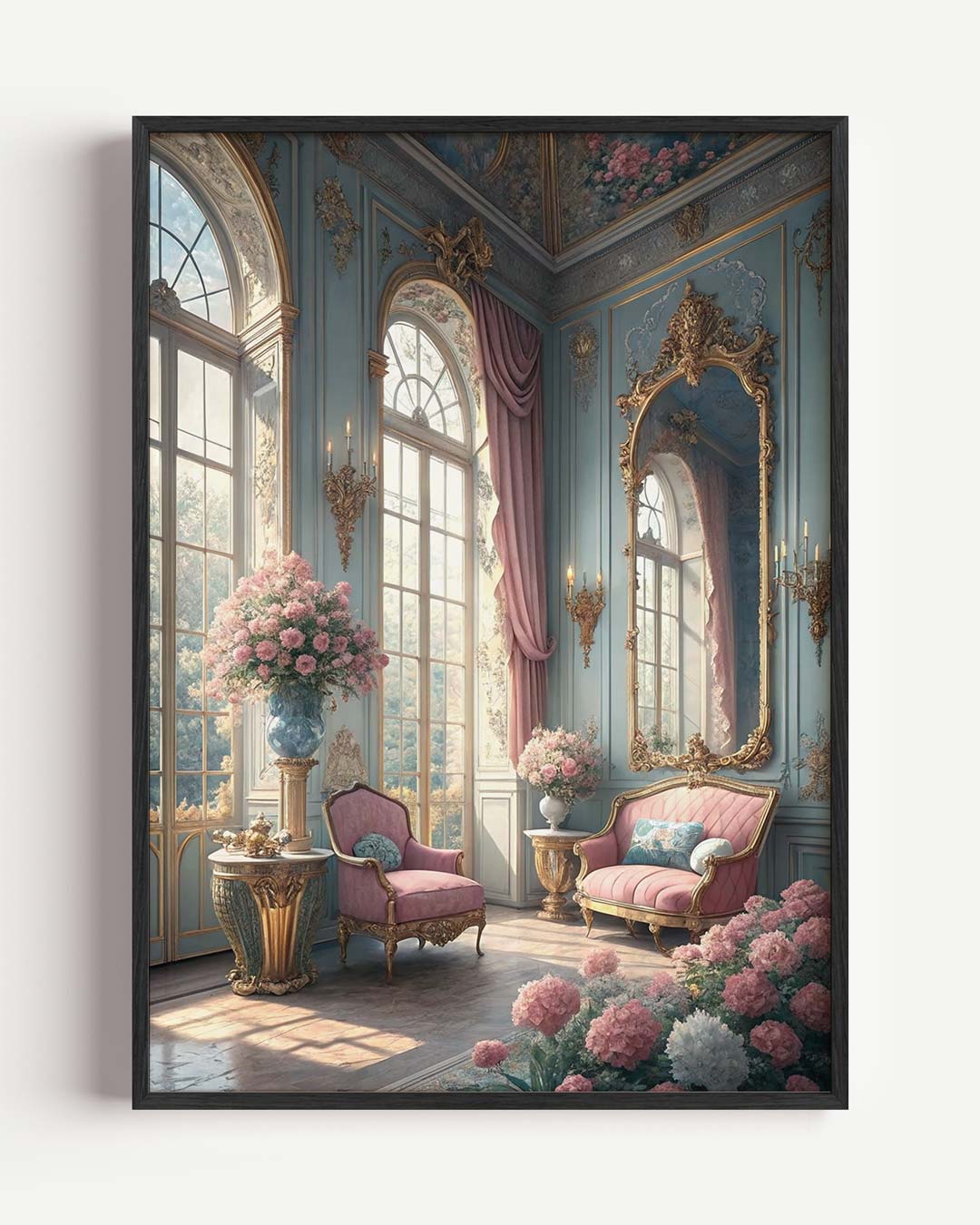Dromerige Luxe Interieur Poster-WallArtistic