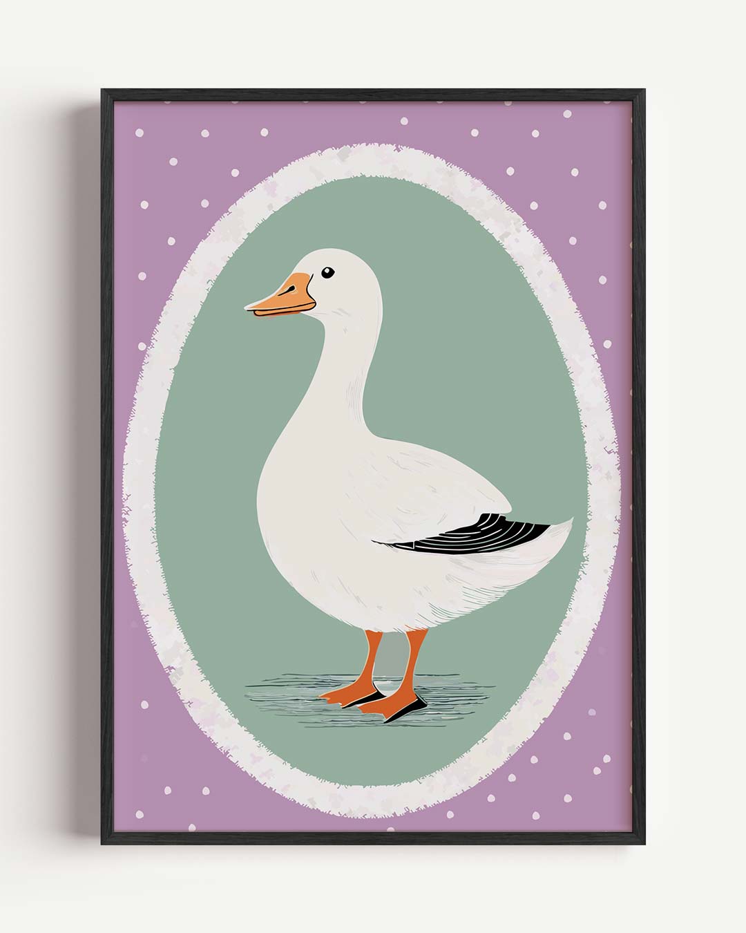 Schattige Eend Decoratieve Poster-WallArtistic