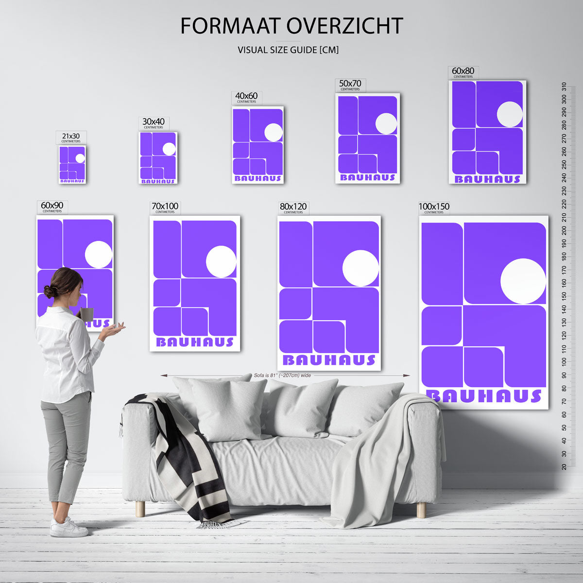 Vormen en vlakken Poster