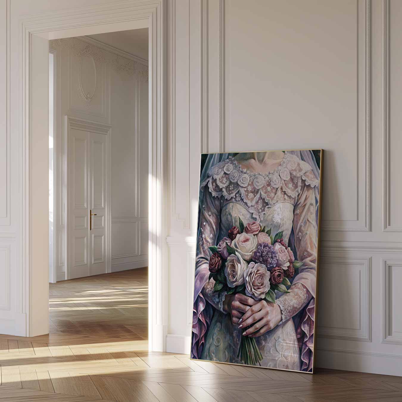 Romantische Bruidsbloemen Poster-WallArtistic