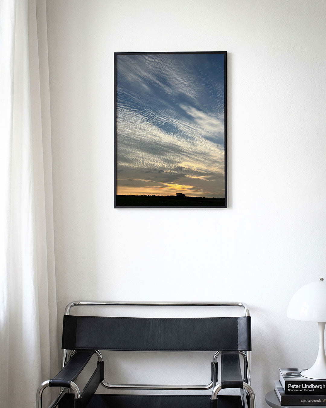 Lucht met wolken Poster