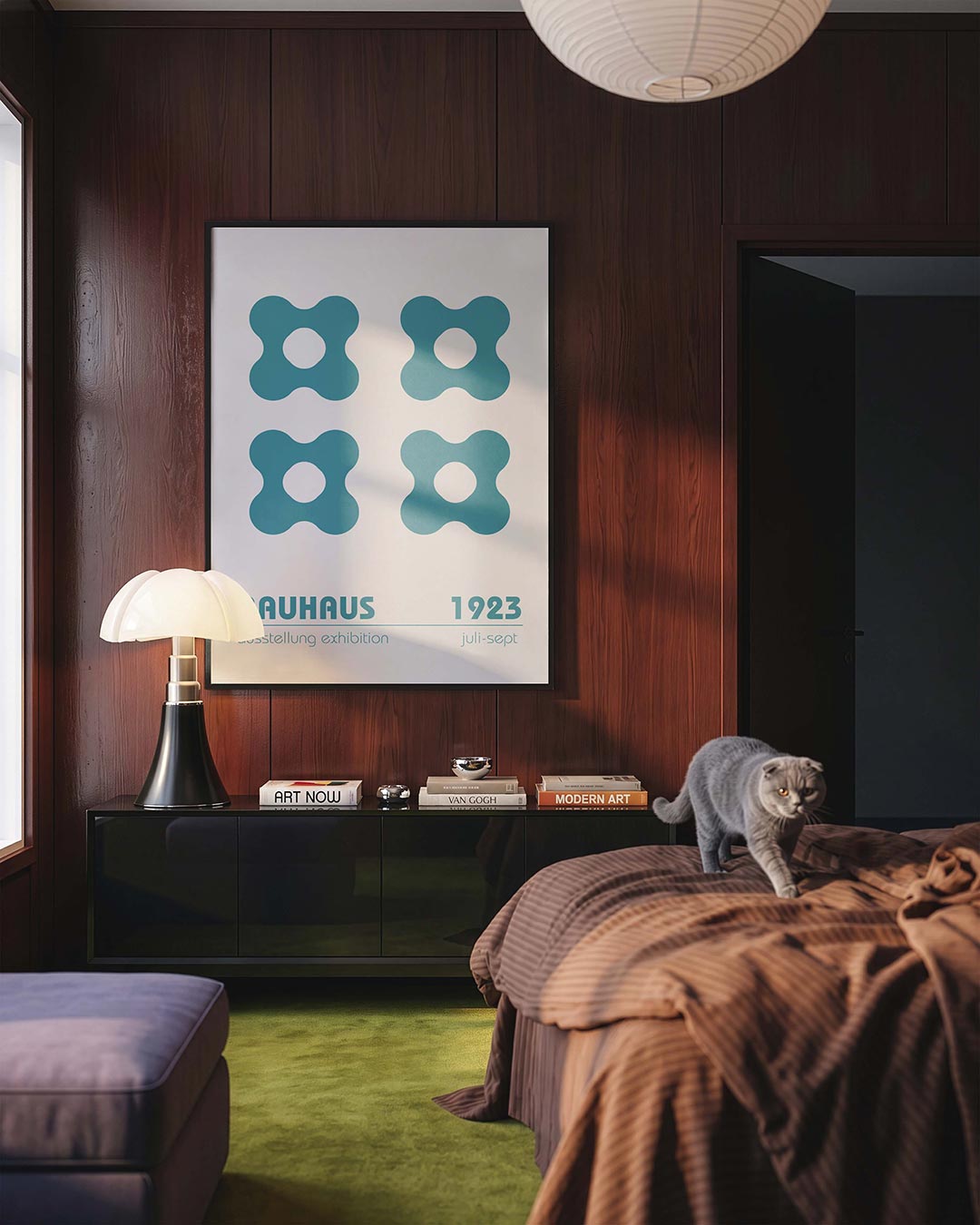 Vormritme en kleur Poster