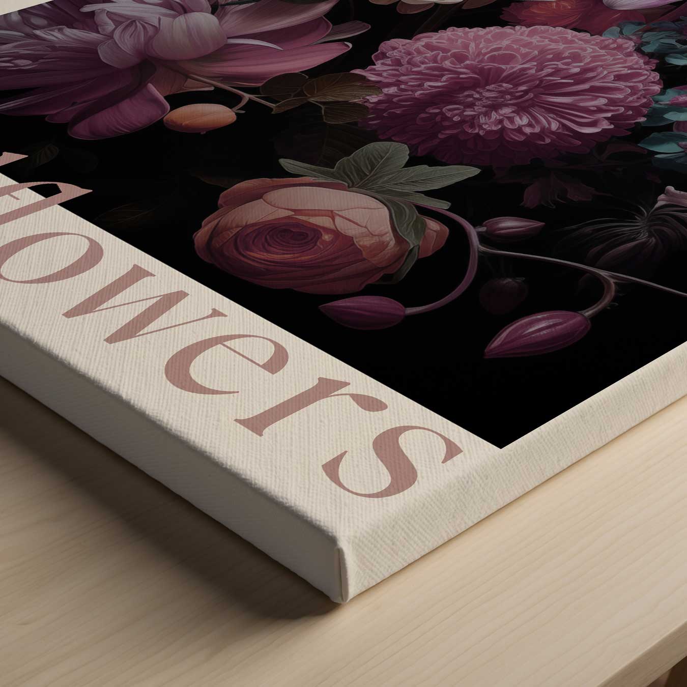 Dans tussen de wildbloemen Kunstwerk-canvas-dibond-plexiglas-wanddecoratie-WallArtistic