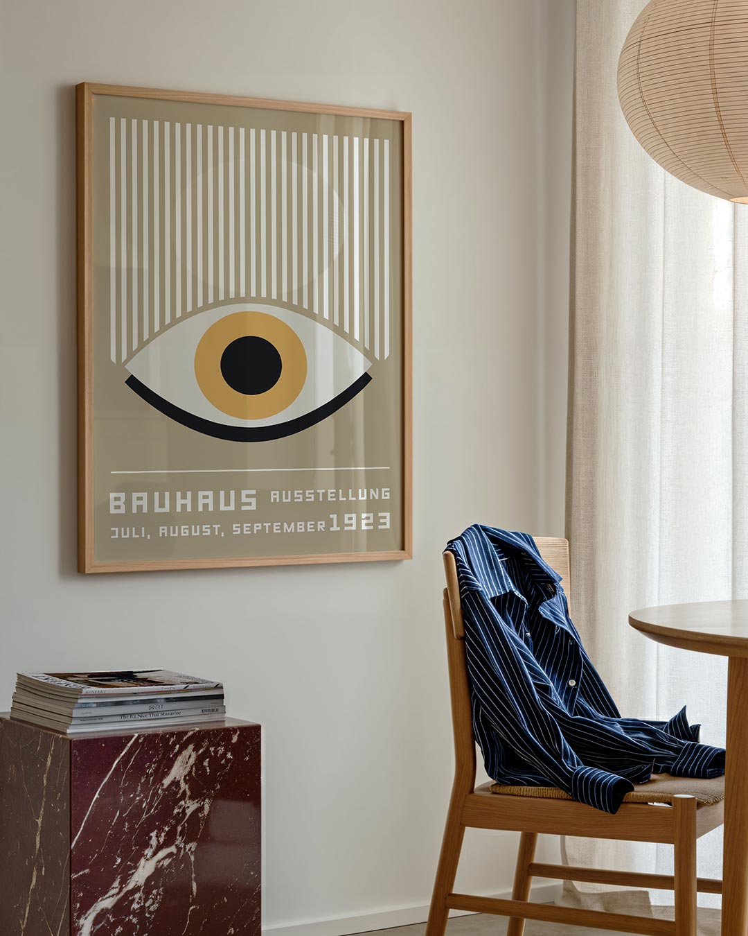 Oog en lijnen Poster