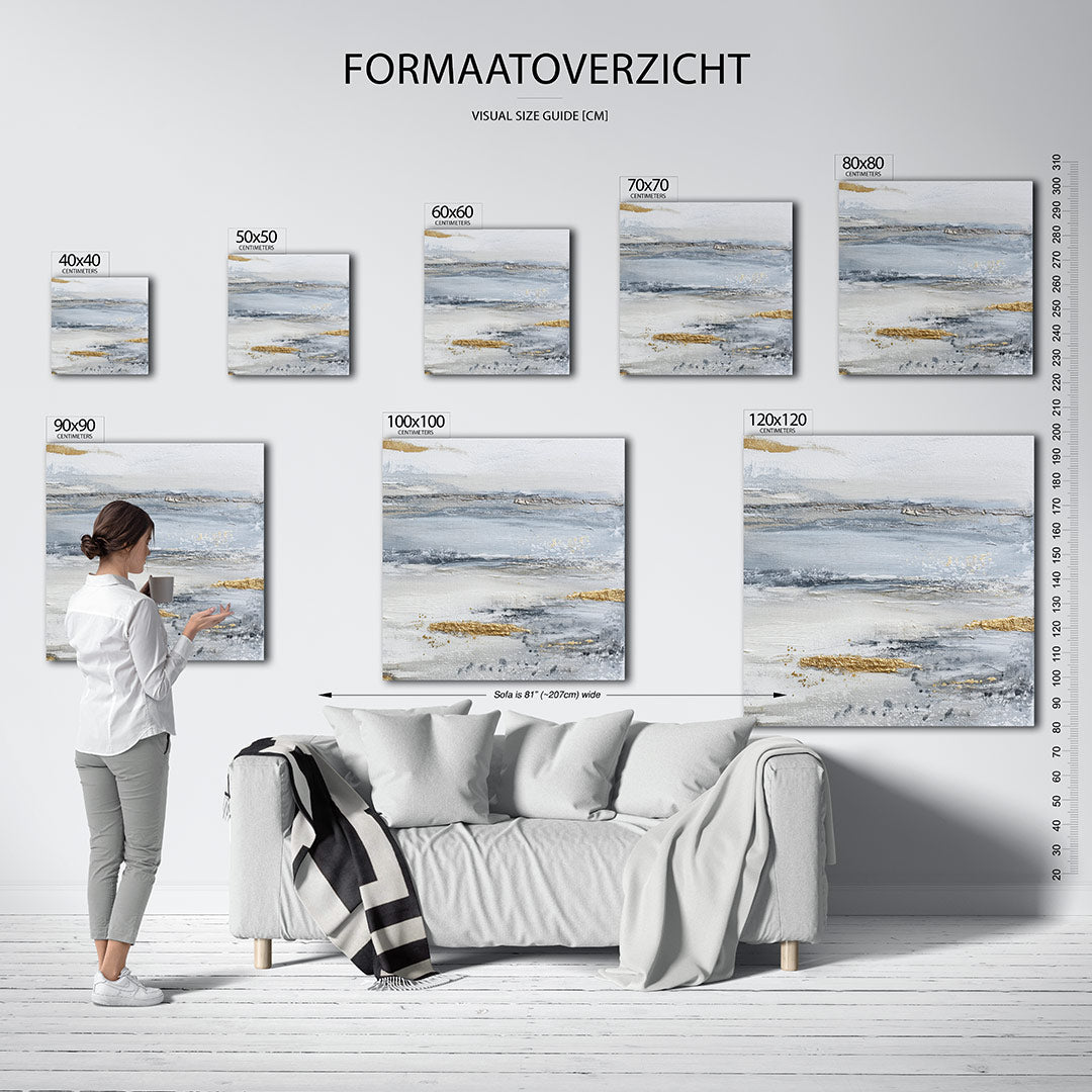 Gelaagde texturen Kunstwerk