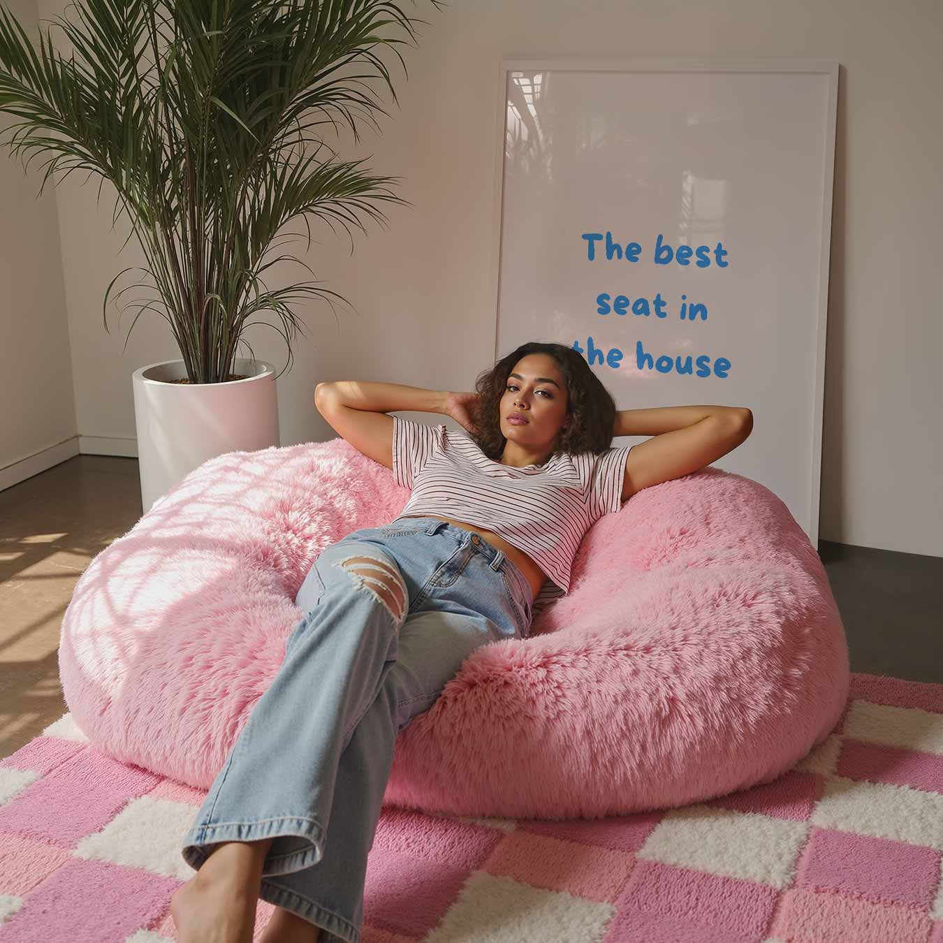 Stijlvolle "Best Seat" Poster-WallArtistic