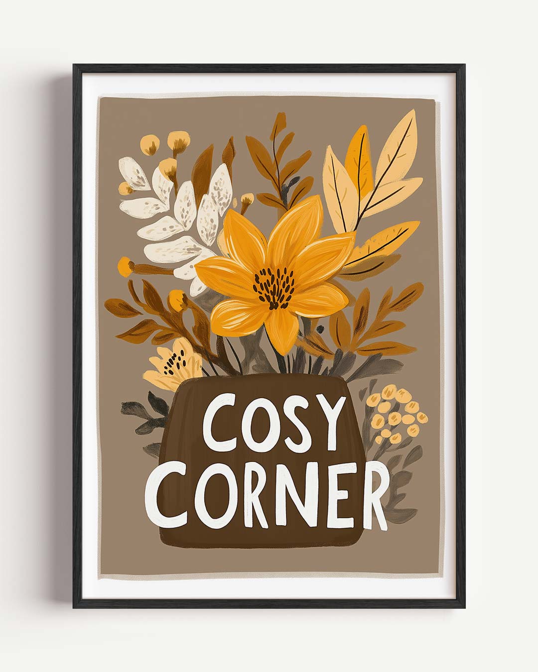 Cosy Corner Bloemenposter-WallArtistic