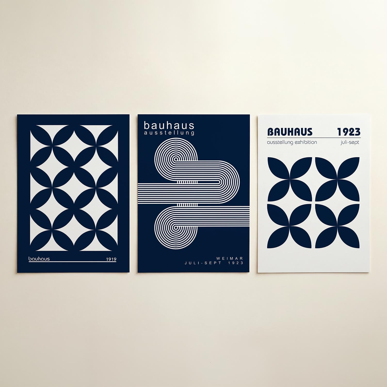 Cirkelritme en vormen Posterset