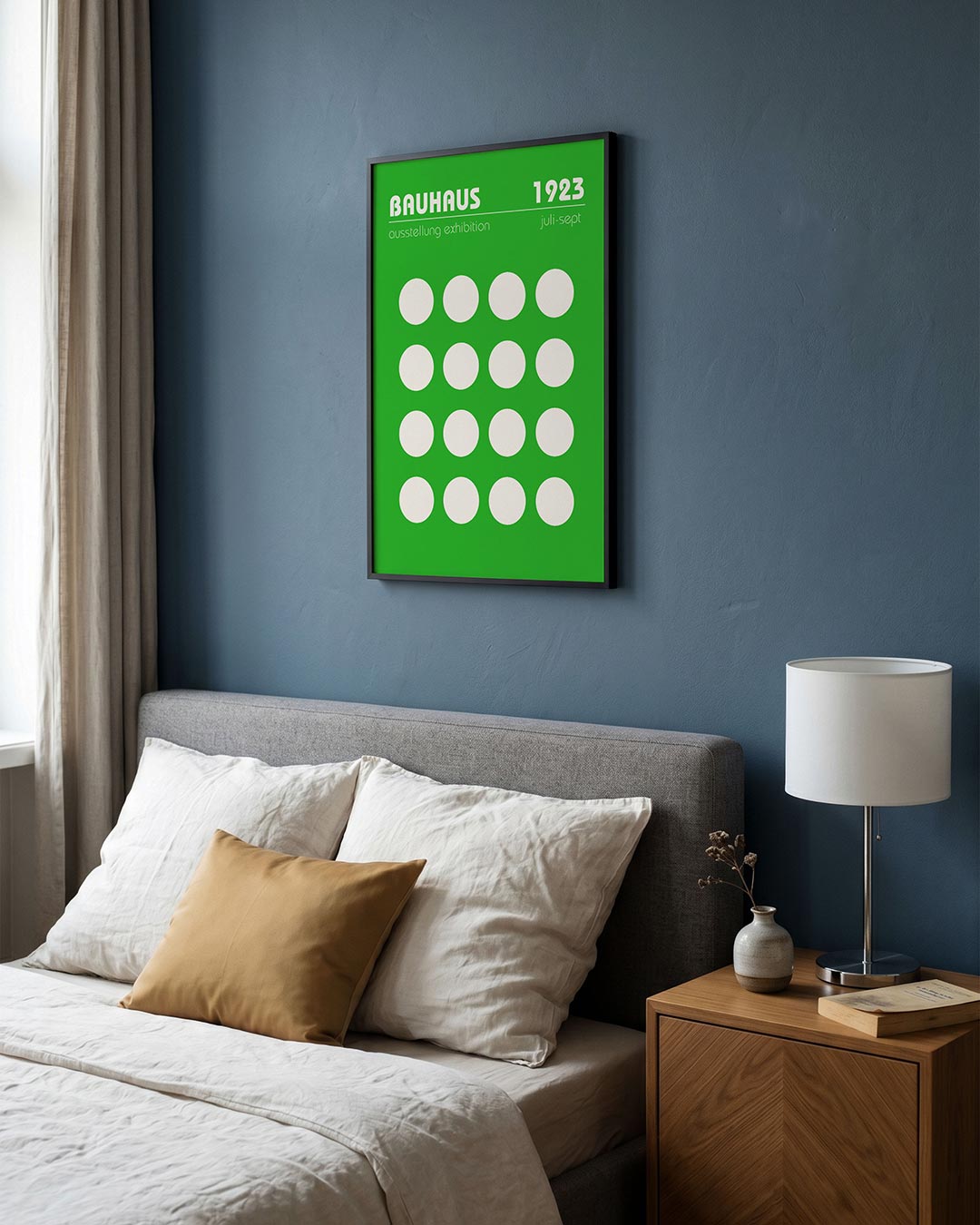 Cirkelpatroon groen Poster