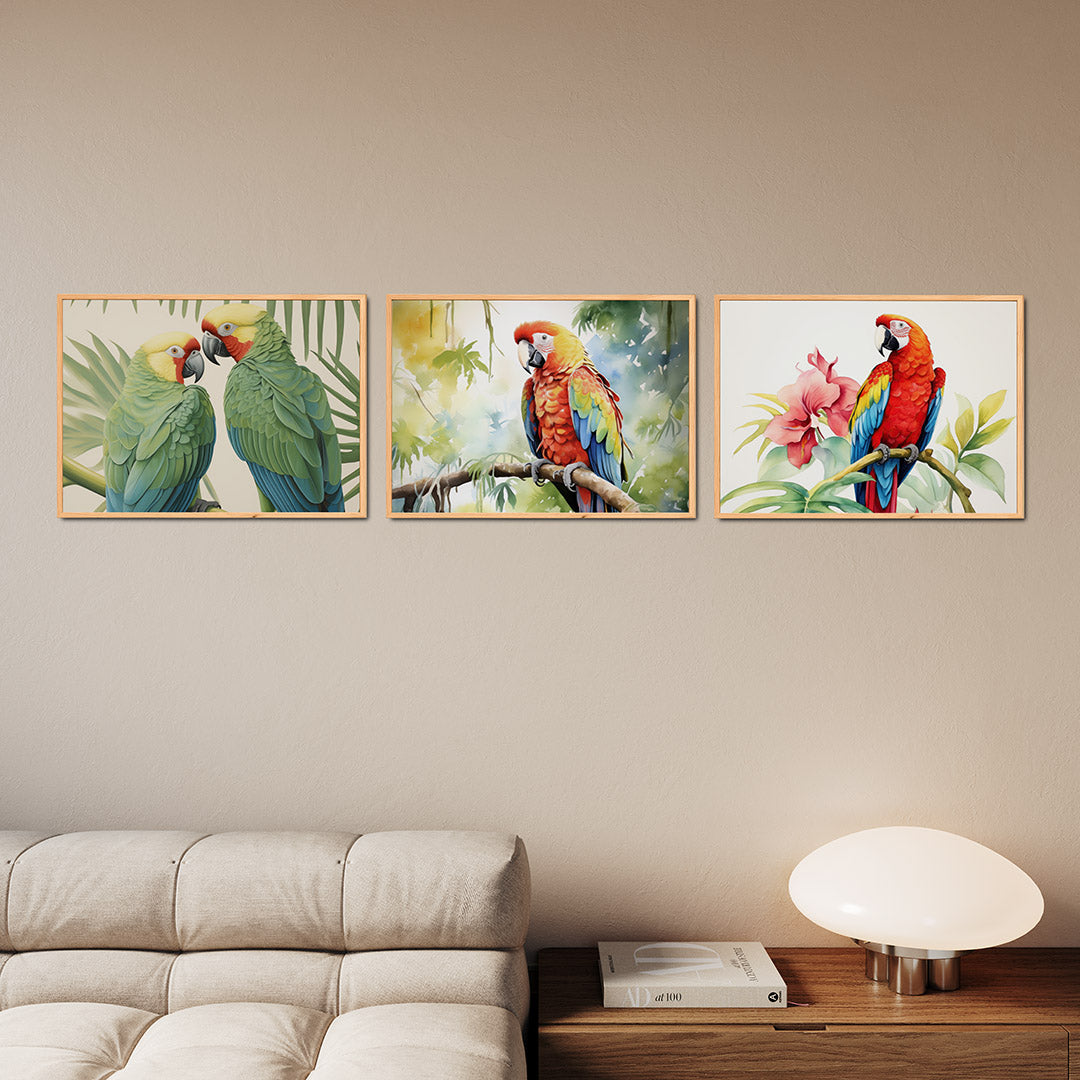Tropische vleugels Posterset