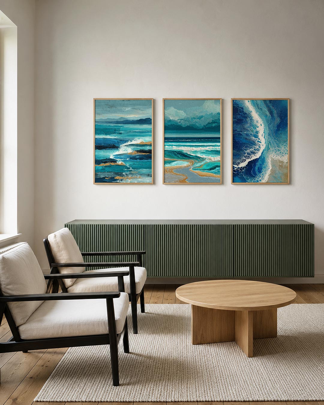 Zee en lucht Posterset