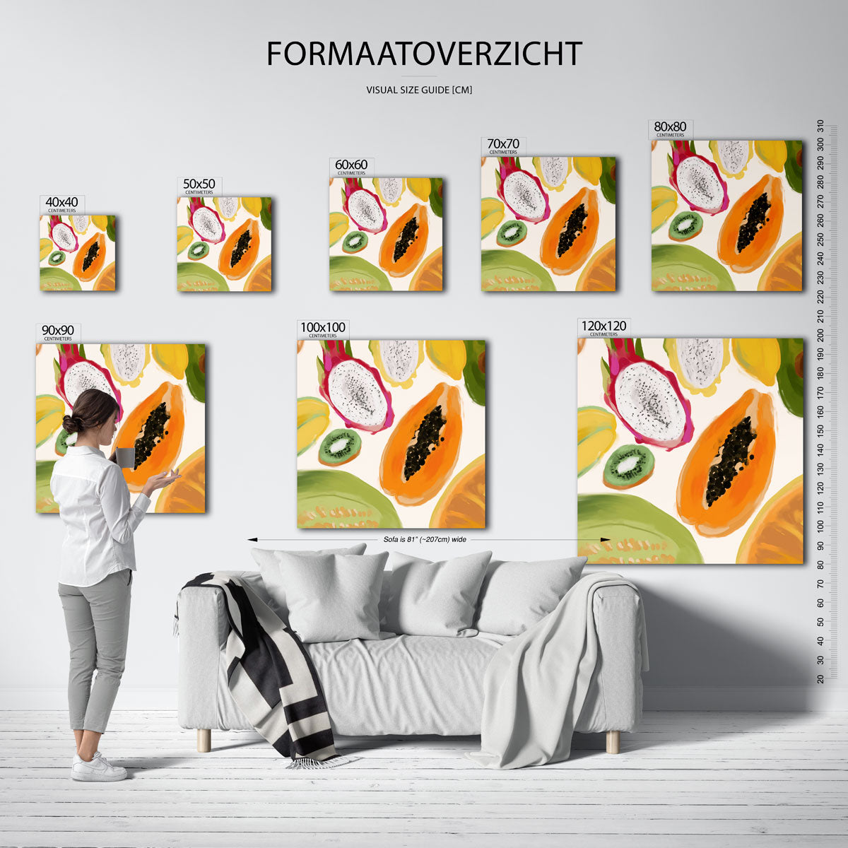 Exotische vruchten Poster